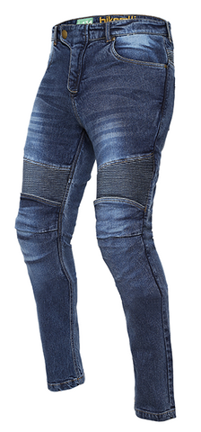 Bikeratti Steam Pro Lady Denim Jeans with D3O Armour (Blue)