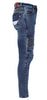Bikeratti Steam Pro Lady Denim Jeans with D3O Armour (Blue)