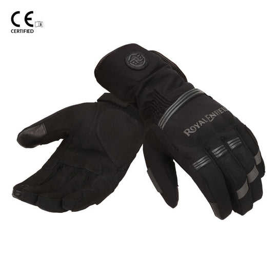 Royal Enfield Blizzard Riding Gloves (Black Grey)