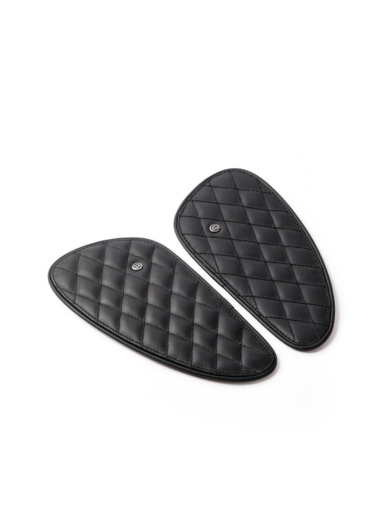 Trip Machine Tank Pads Leather Diamond (Black)