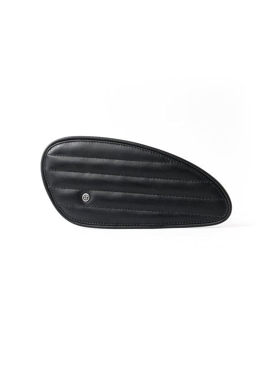 Trip Machine Tank Pads Leather Classic Stripes (Black)
