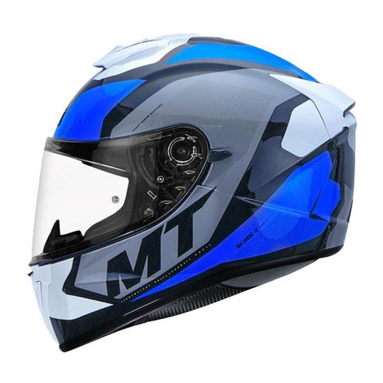 MT Blade 2 SV Trick Gloss Pearl Blue Helmet