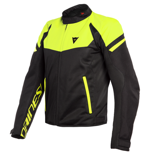 Dainese Bora Air Tex Jacket Black Fluro Yellow