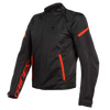 Dainese Bora Air Tex Jacket Black Fluro Red