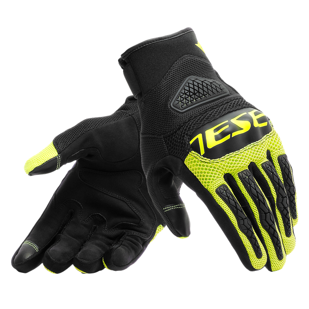 Dainese Bora Gloves Black Fluro Yellow