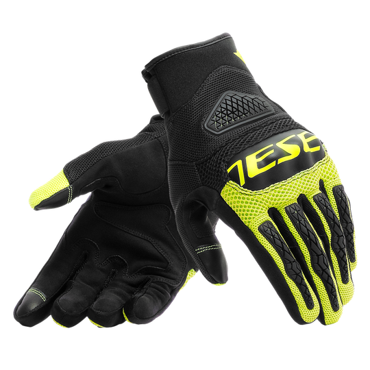 Dainese Bora Gloves Black Fluro Yellow