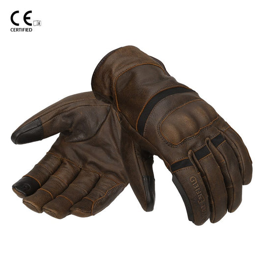 Royal Enfield Stout Riding Gloves (Brown)