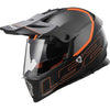 LS2 MX 436 Pioneer Element Matt Titanium Black Helmet, Full Face Helmets, LS2 Helmets, Moto Central