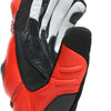 Dainese Carbon 3 Long Gloves Black Fluro Red White