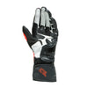Dainese Carbon 3 Long Gloves Black Fluro Red White