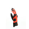 Dainese Carbon 3 Short Gloves Black Fluro Red