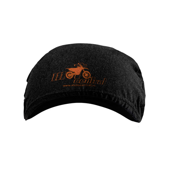 Moto Central Skull Cap Beanie for Helmets (Black)