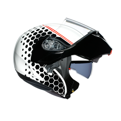 AGV COMPACT ST Detroit White Black Helmet