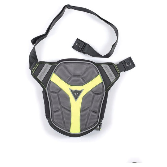 Dainese D-Exchange Leg Bag Black Anthracite Fluro Yellow