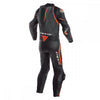 Dainese Laguna Seca 4 One Piece Suit Perforated Leather Black Black Fluro Red