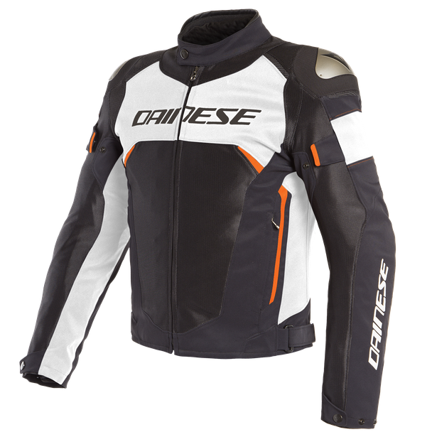 Dainese Dinamica Air D-Dry Jacket Black White Fluro Red