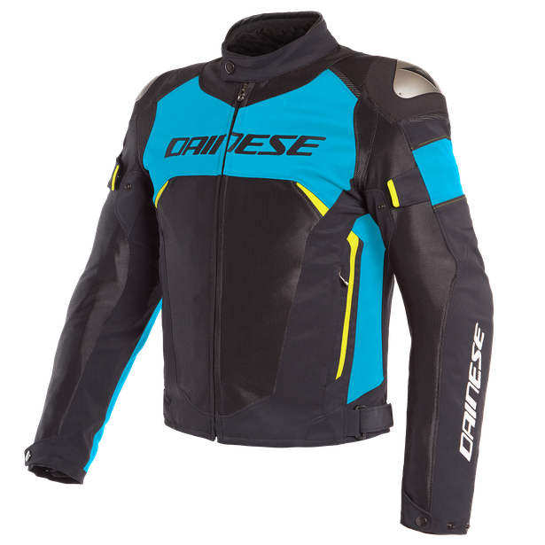 Dainese Dinamica Air D-Dry Jacket Black Fire Blue Fluro Yellow