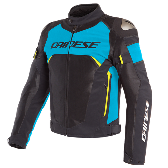 Dainese Dinamica Air D-Dry Jacket Black Fire Blue Fluro Yellow