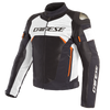 Dainese Dinamica Air D-Dry Jacket Black White Fluro Red