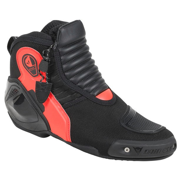 Dainese Dyno D1 Shoes Black Fluro Red