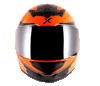 AXOR Rage Ecco Orange Black Helmet, Full Face Helmets, AXOR, Moto Central