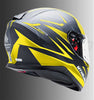 MT THUNDER 3 Effect (Matt Black, Fluorescent Yellow), Full Face Helmets, MT Helmets, Moto Central