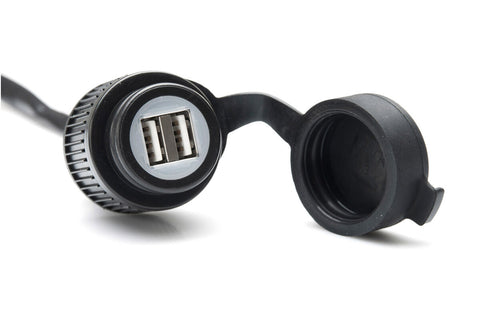 SW Motech Dual USB Outlet with Wiring Harness (EMA.00.107.11300)