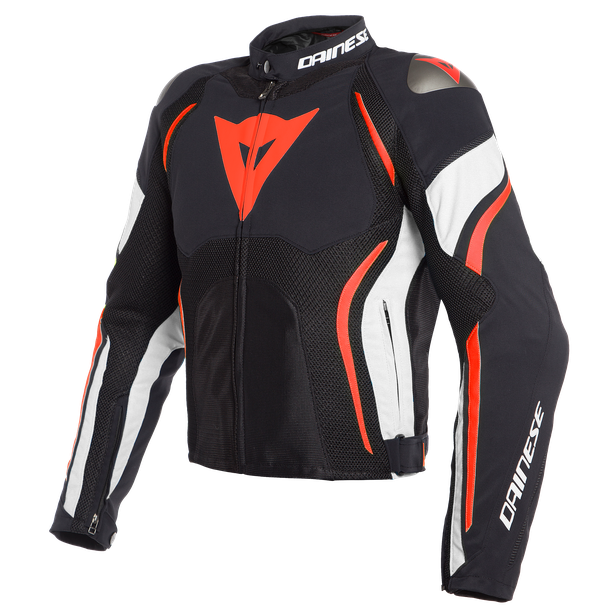 Dainese Estrema Air Tex Jacket (Black White Fluro Red)