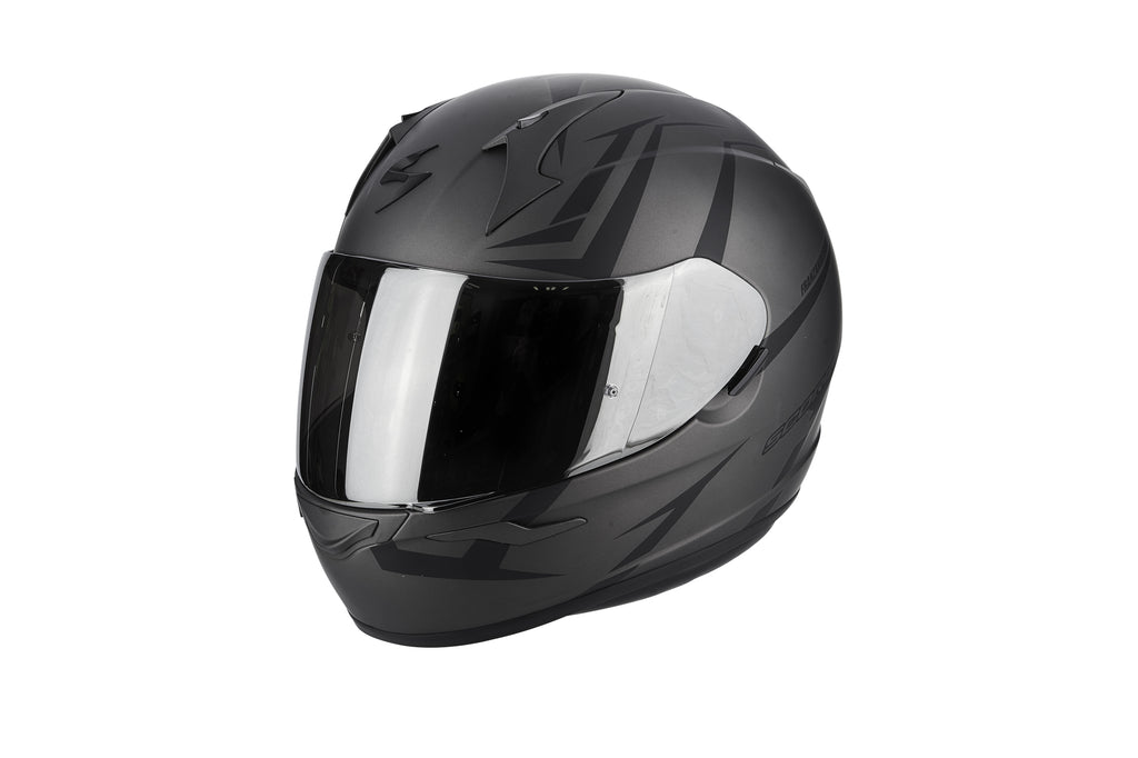 SCORPION EXO-390 Hawk Matt Dark Silver Black, Full Face Helmets, Scorpion Exo, Moto Central