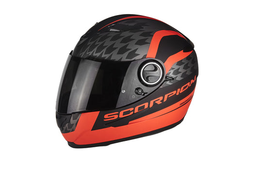 SCORPION EXO-490 Genesi Matt Black Neon Red