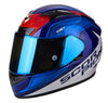 SCORPION EXO-710 Air Mugello Gloss Blue White, Full Face Helmets, Scorpion Exo, Moto Central