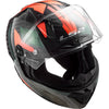 LS2 FF805 THUNDER Carbon Chase Gloss Black Green Orange Helmet