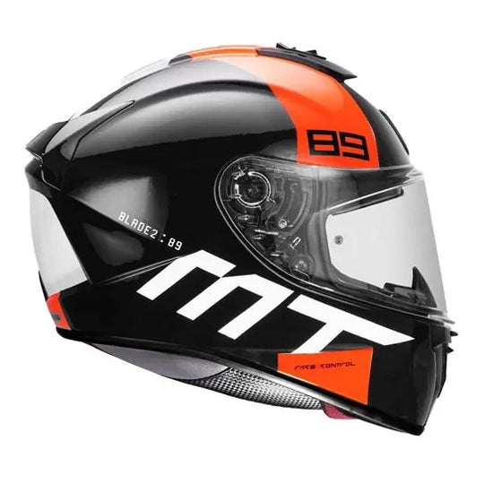 MT Blade 2 SV 89 Gloss Fluro Orange Helmet