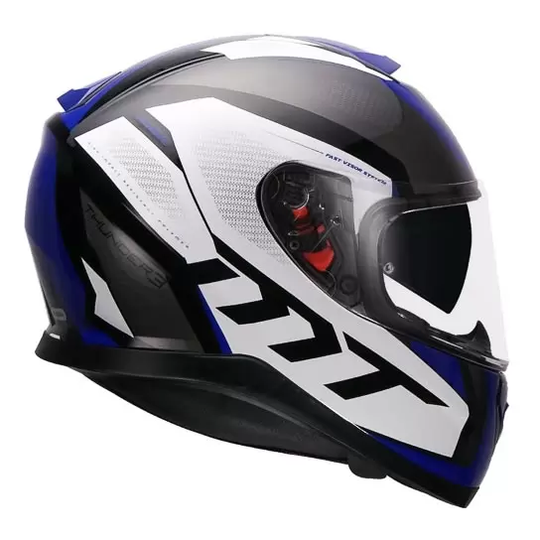 MT THUNDER 3 SV Rogue Gloss Blue Helmet