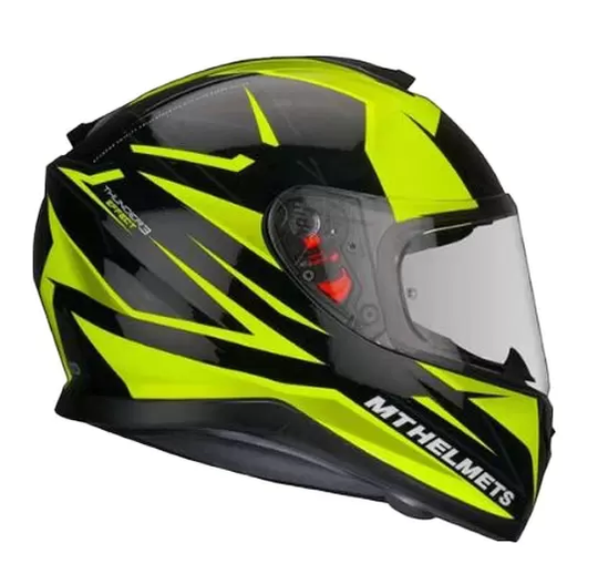 THUNDER 3 SV Effect Gloss Black Fluro Yellow Helmet