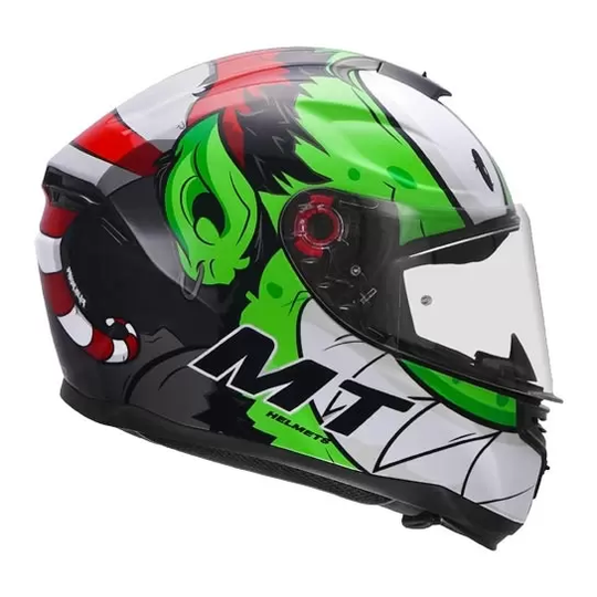 MT Hummer Melkor Gloss Fluro Green Helmet