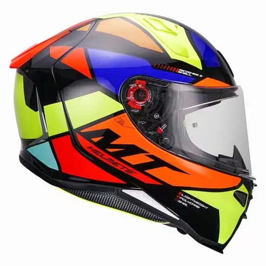 MT Revenge 2 Scalpel Gloss Fluro Yellow Helmet