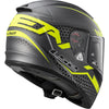 LS2 FF 390 Breaker Split Matt Titanium Hi-Viz Yellow Helmet, Full Face Helmets, LS2 Helmets, Moto Central