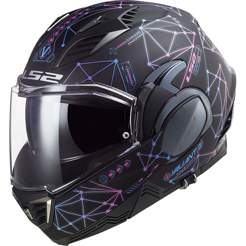 LS2 FF900 VALIANT II STELLAR BLACK BLUE Helmet