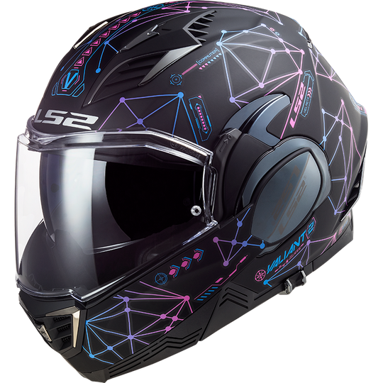 LS2 FF900 VALIANT II STELLAR BLACK BLUE Helmet