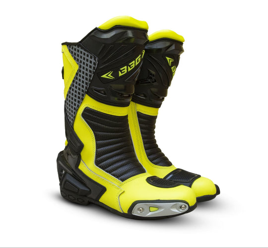 BBG Calf Boots (Black Neon Yellow)