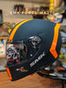 SMK Force Matt Black Fluorescent Orange (MA270), Full Face Helmets, SMK, Moto Central