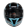 SMK Stellar Sports Adox Gloss Blue White Black (GL512) Helmet
