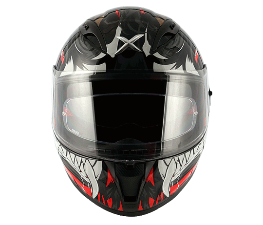AXOR STREET Okami Black Grey Helmet