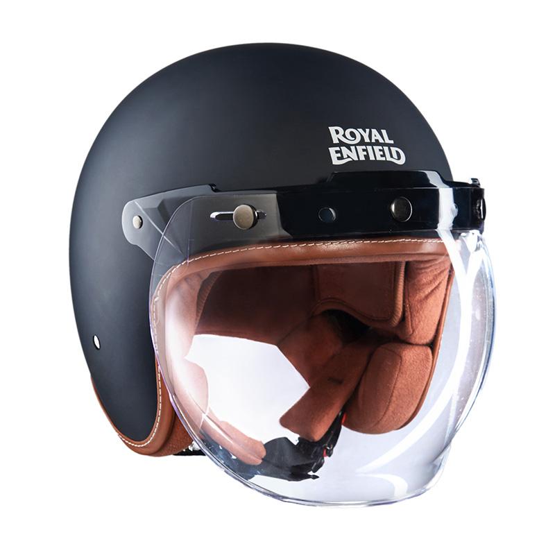 Royal Enfield Bobber Matt Black Helmet