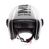Royal Enfield MLG Copter Face Long Visor Gloss White Helmet