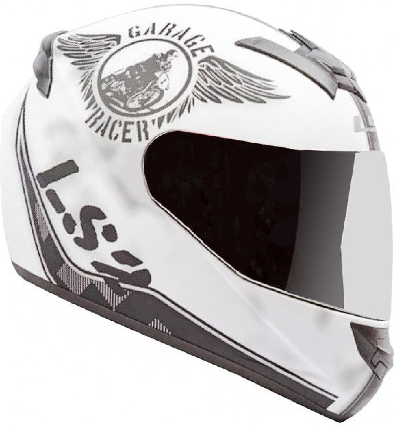 LS2 FF 352 Rookie Fan Matt White Black Helmet– Moto Central