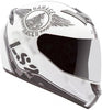 LS2 FF 352 Rookie Fan Matt White Black Helmet, Full Face Helmets, LS2 Helmets, Moto Central