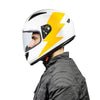 Royal Enfield Street Prime Bolt White Yellow Helmet