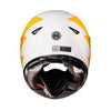 Royal Enfield Street Prime Bolt White Yellow Helmet